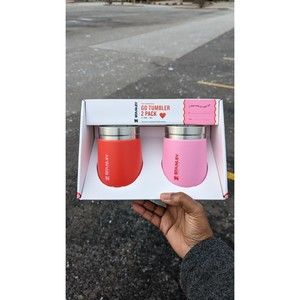 Stanley The Everyday Go Tumbler 2 Pack Target Exclusive Red & Valentine Pink 10z